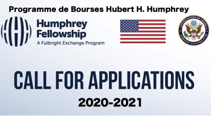Programme de Bourses Hubert H. Humphrey 2020-2021 Programme de Bourses Hubert H. Humphrey 2020-2021