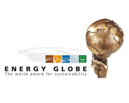 Prix ENERGY GLOBE 2022 pour les projets d’énergie durable. Prix ENERGY GLOBE 2022 pour les projets d’énergie durable.